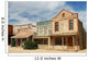 Wooden buildings in an old American western town Wall Mural