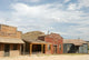 Wooden buildings in an old American western town Wall Mural