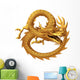 Golden dragon Wall Decal