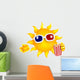 Sunshine Eats Movie Popcorn Wall Decal