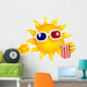 Sunshine Eats Movie Popcorn Wall Decal