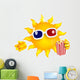 Sunshine Eats Movie Popcorn Wall Decal