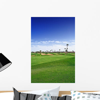 Golf Course with Palm shown on a wall