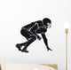 American Football Player Silhouette