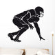 American Football Player Silhouette