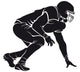 American Football Player Silhouette
