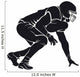 American Football Player Silhouette