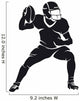 American Football Player Silhouette