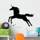 Silhouette of a beautiful  magical unicorn. Wall Decal