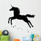 Silhouette of a beautiful  magical unicorn. Wall Decal