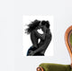 stylish lovers couple Wall Decal