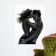 stylish lovers couple Wall Decal