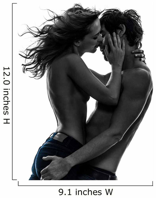 stylish lovers couple Wall Decal