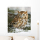 Screech owl(otus asio) Wall Mural