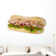 Submarine sandwich Wall Decal