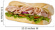 Submarine sandwich Wall Decal