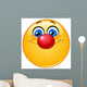 Emoticon With Clown Nose Wall Decal