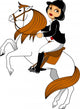 Horse Riding Wall Decal