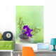 Asian Bouquet, Orchid, Bamboo and Pebbles Wall Mural