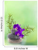 Asian Bouquet, Orchid, Bamboo and Pebbles Wall Mural