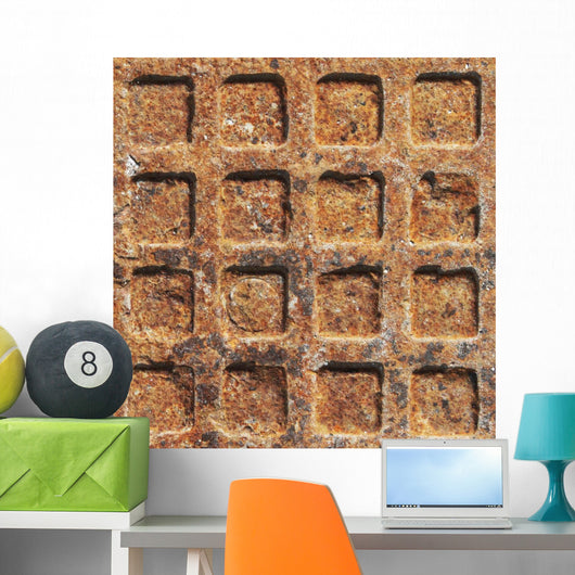 Rustic Metal Wall Mural