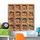 Rustic Metal Wall Mural