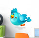 Cartoon Blue Bird Illustration