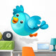 Cartoon Blue Bird Illustration