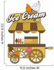 Booth Stand Ice Cream Wall Decal