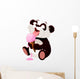 Panda eating ice cream Wall Decal
