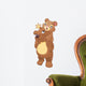 Father and son bear Wall Decal