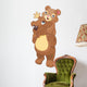 Father and son bear Wall Decal