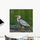 Walking Great Blue Heron Wall Mural