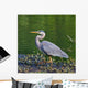 Walking Great Blue Heron Wall Mural