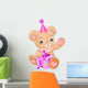 Teddy Bear Holding Gift