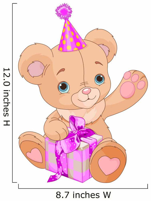 Teddy Bear Holding Gift