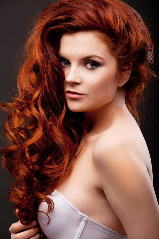 Beautiful Woman with Curly