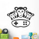 Monkeys Wall Mural