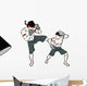 hand drawn Thai martial arts and muay thai boran Wall Decal