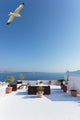 Santorini Balconny with Sea