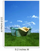 basket of clothes Wall Mural