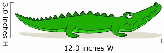 Cartoon Alligator Wall Decal