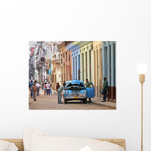 Stalled in Havana Wall Mural