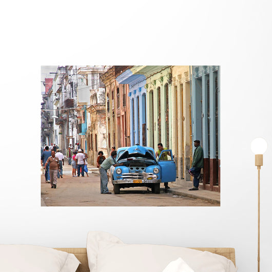 Stalled in Havana Wall Mural