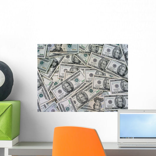 Pile of Money Wall Mural