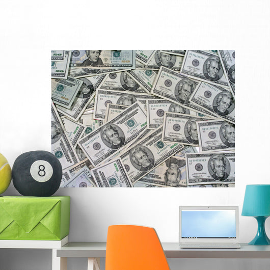 Pile of Money Wall Mural