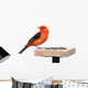 Tanager and Sunflower Seeds Wall Decal