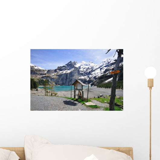 Oeschinensee Blue Lake Wall Mural
