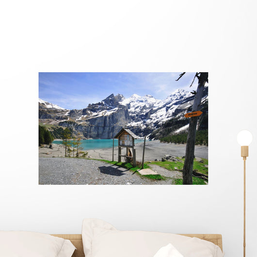 Oeschinensee Blue Lake Wall Mural