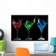 Alcoholic Cocktails Set Red